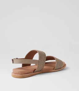QUEICE SU MUSHROOM WEAVE LEATHER
