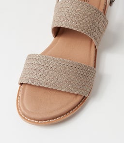 QUEICE SU MUSHROOM WEAVE LEATHER