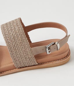 QUEICE SU MUSHROOM WEAVE LEATHER