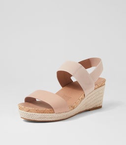 CHRISSY SU DK NUDE LEATHER ELASTIC
