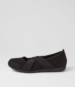 SURRIE SU BLACK BLACK SOLE FABRIC