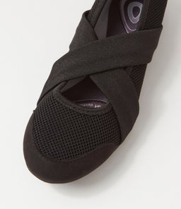SURRIE SU BLACK BLACK SOLE FABRIC
