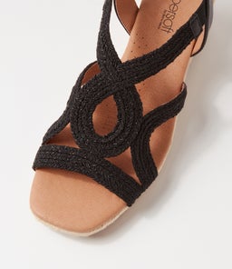 ZOZEE SU BLACK BLACK ROPE LEATHER