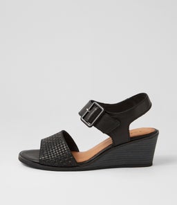 PATROL SU BLACK EMBOSS BLACK LEATHER