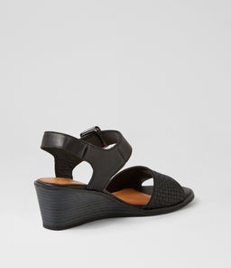 PATROL SU BLACK EMBOSS BLACK LEATHER