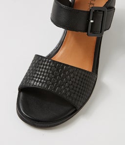 PATROL SU BLACK EMBOSS BLACK LEATHER