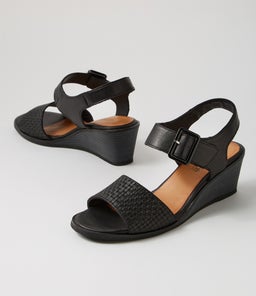 PATROL SU BLACK EMBOSS BLACK LEATHER
