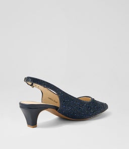 LOOLOO SU NAVY JEWELS LEATHER