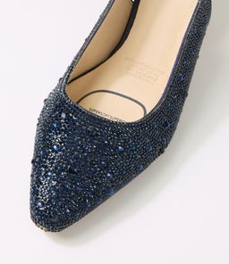LOOLOO SU NAVY JEWELS LEATHER