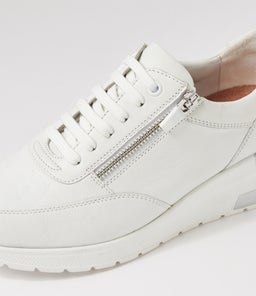 PATTIE SU WHITE WHITE SOLE LEATHER