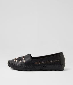WANDIES SU BLACK ROSE GOLD LEATHER