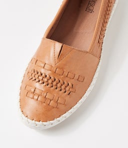 WANDIES SU DK TAN LEATHER