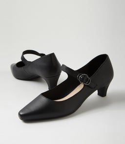 LAYS SU BLACK LEATHER