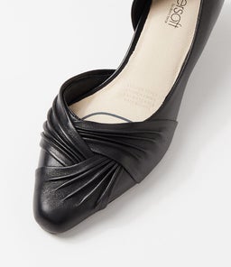 LESSHE SU BLACK LEATHER