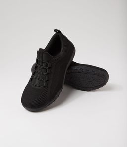 CHARTER SU BLACK BLACK SOLE KNIT