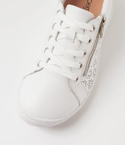 TIMMI SU WHITE WHITE SOLE LEATHER