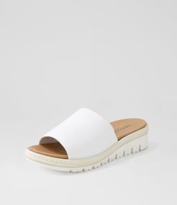 ABBIS SU WHITE WHITE SOLE LEATHER