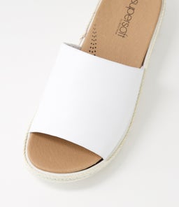 ABBIS SU WHITE WHITE SOLE LEATHER