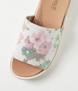 ABBIS SU BLOOM WHITE SOLE SUEDE