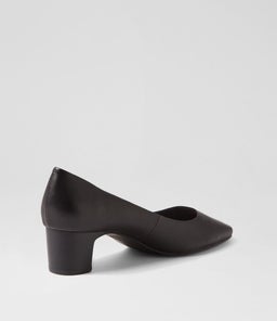 KHLOES SU BLACK BLACK HEEL LEATHER