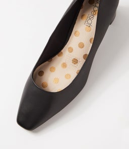KHLOES SU BLACK BLACK HEEL LEATHER
