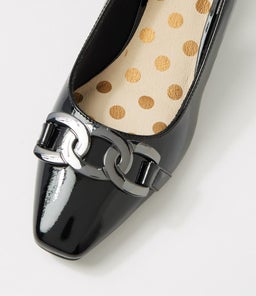 KLEVER SU BLACK PATENT LEATHER