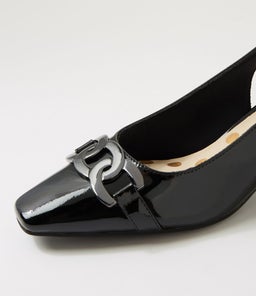 KLEVER SU BLACK PATENT LEATHER