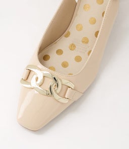 KLEVER SU NUDE PATENT LEATHER