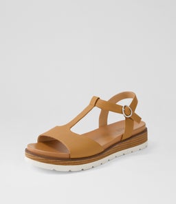 LAYYLA SU DK TAN NATURAL HEEL LEATHER