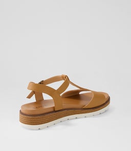 LAYYLA SU DK TAN NATURAL HEEL LEATHER