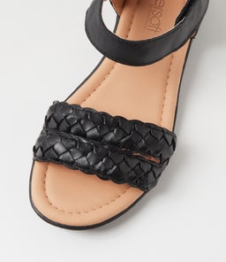 BASIS SU BLACK BLACK SOLE LEATHER