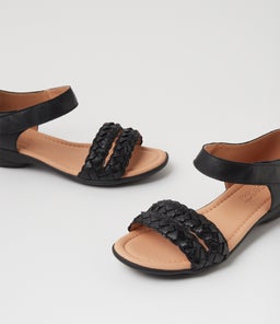 BASIS SU BLACK BLACK SOLE LEATHER
