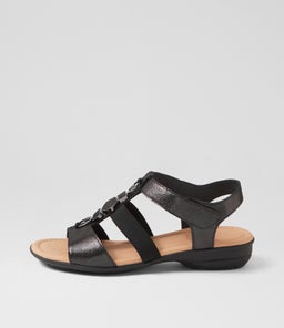 BARTIE SU BLACK SHIMMER SUEDE