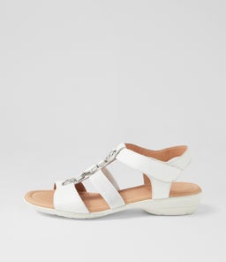 BARTIE SU WHITE WHITE SOLE LEATHER