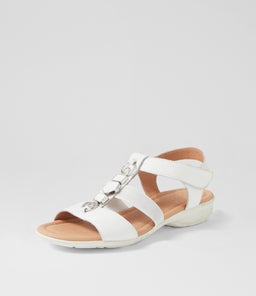 BARTIE SU WHITE WHITE SOLE LEATHER