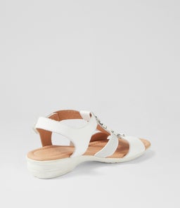 BARTIE SU WHITE WHITE SOLE LEATHER