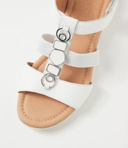 BARTIE SU WHITE WHITE SOLE LEATHER