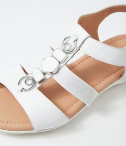 BARTIE SU WHITE WHITE SOLE LEATHER