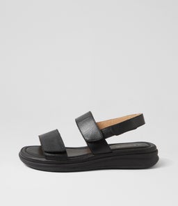 DARI SU BLACK BLACK SOLE LEATHER