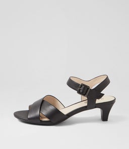 DELICOUSY SU BLACK BLACK HEEL LEATHER