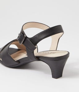 DELICOUSY SU BLACK BLACK HEEL LEATHER