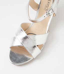 DELICOUSY SU SILVER CRACK LEATHER
