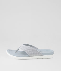 EDANS SU LT GREY WHITE SOLE KNIT