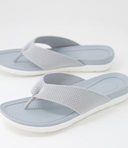 EDANS SU LT GREY WHITE SOLE KNIT