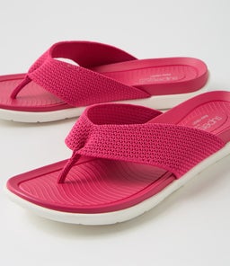 EDANS SU FUCHSIA WHITE SOLE KNIT