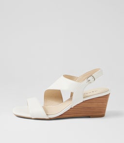 FELICITI SU WHITE NATURAL HEEL LEATHER