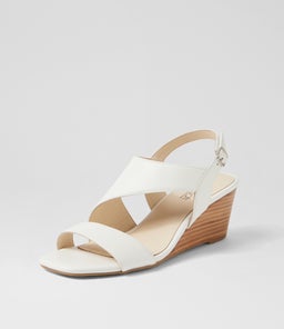 FELICITI SU WHITE NATURAL HEEL LEATHER