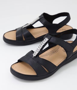 KOMOTION SU BLACK BLACK SOLE LEATHER