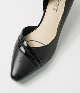 LIZZIS SU BLACK LEATHER PATENT
