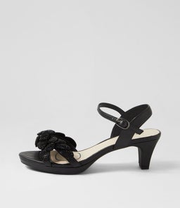 TIFFANIES SU BLACK BLACK JEWELS LEATHER
